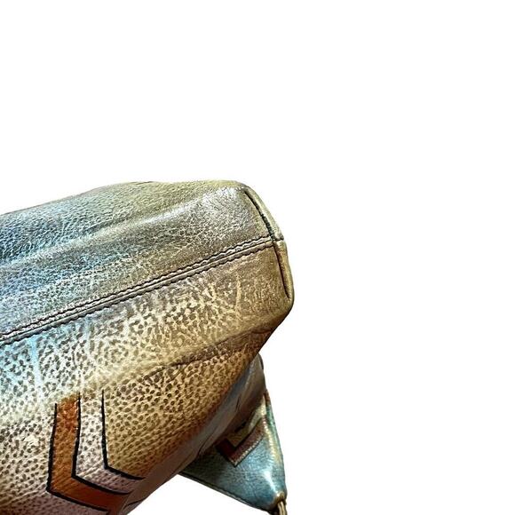 ANUSCHKA  GENUINE  LEATHER  HAND PAINTED‎ HOBO BAG - Picture 11 of 13